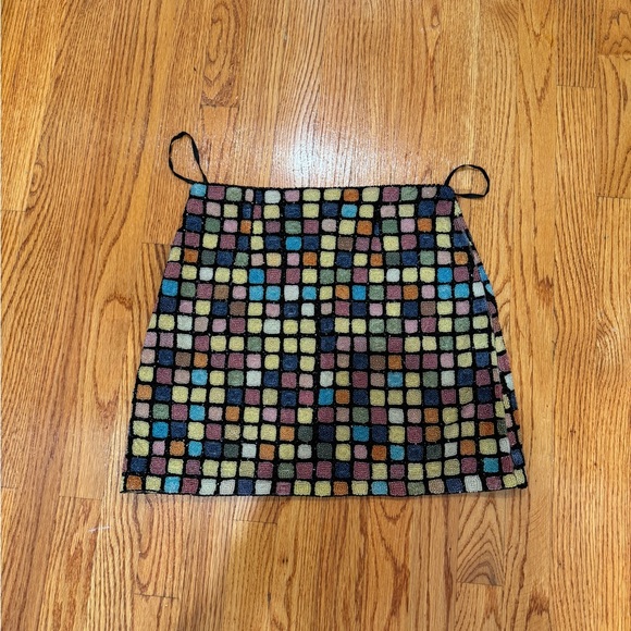 Staud Emerie Dance Floor Beaded Skirt NWOT - size 8 - Picture 6 of 6